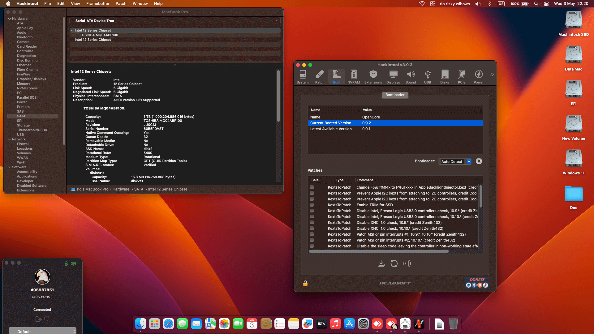 Asus ExpertBook P2451FB [CometLake   Intel UHD 10Th Gen + I2C]   OpenCore 1